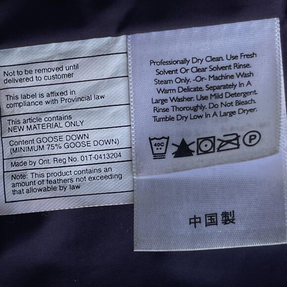 Eddie Bauer Jacket Womens Medium Purple Down Quilted Puffer Full Zip Winter Coat - Picture 5 of 9